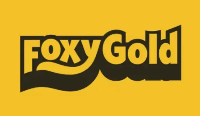 Logo van Foxy Gold, een toegankelijk nieuw online casino